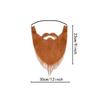 Barba Falsa Barba de Fiesta Barba de Halloween Barba de Papá Noel Barba Grande Pelo Largo Blanco Barba Negra Grande Barba de Fiesta Disfraz cumpleaños EiD