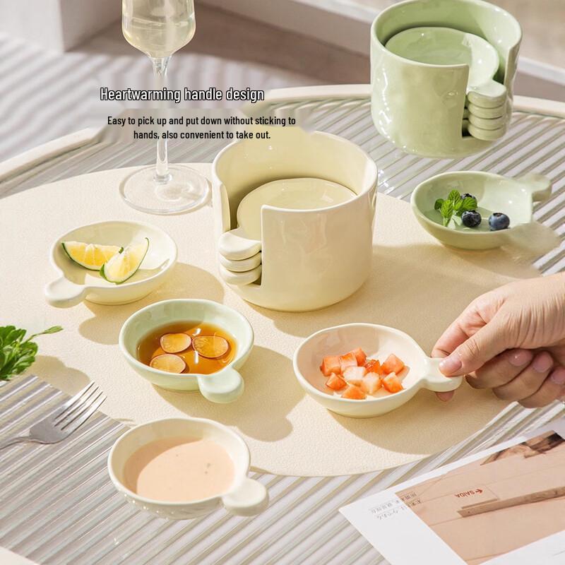 Minimalist Ceramic Dipping Dish Set