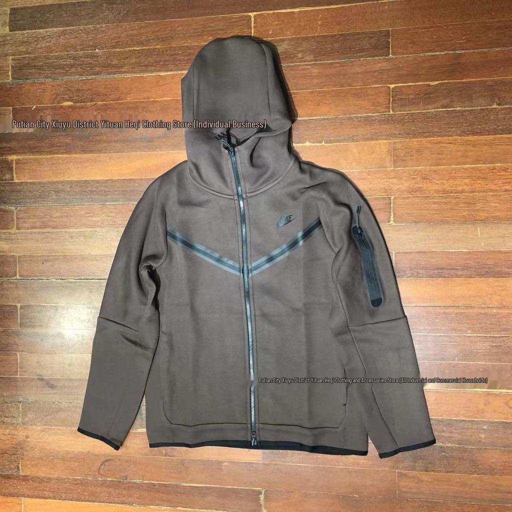 Veste cardigan zippée à capuche en coton pour homme - Manteau décontracté printemps/automne 2024