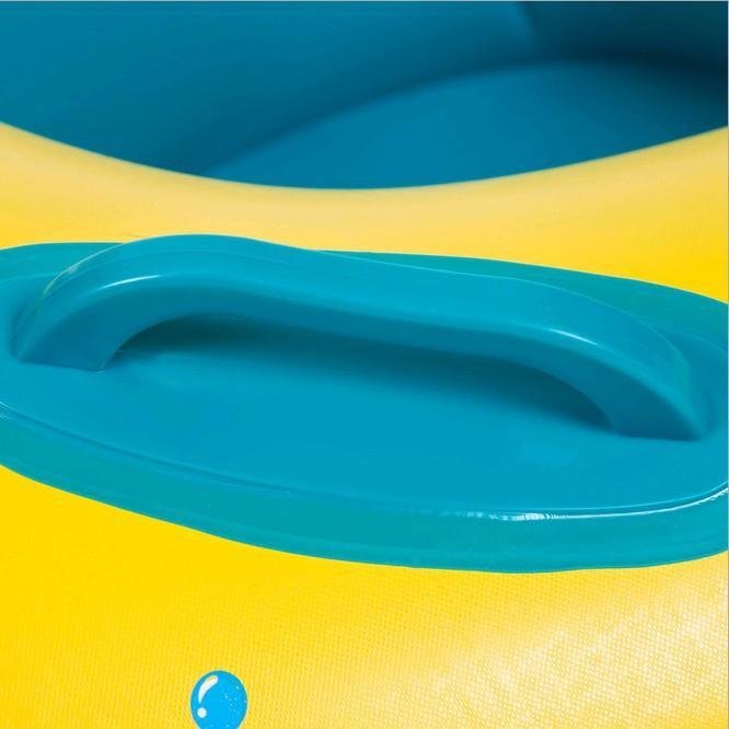 Inflatable Sunshade Swimming Pool Ring Float Boat Seat Baby Kids Toddler Raft Best Sell