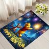 1pc Winnie The Pooh Pattern Area Rug Soft Flannel Floor Mat for Living Room,Office,Bedroom and Carpet