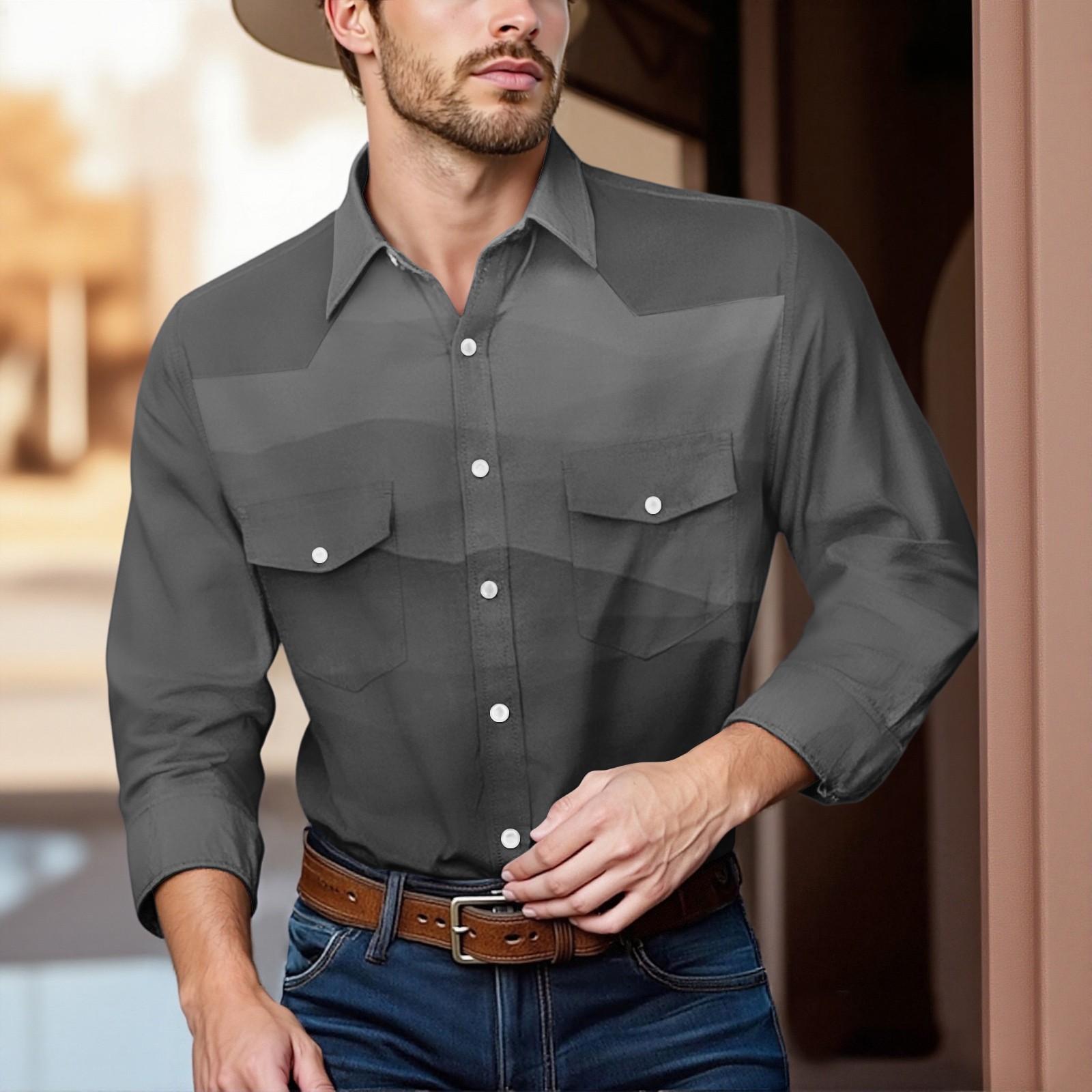 

Men S Fashionable Lapel And Shoulder Length Short Sleeved Casual Top XL