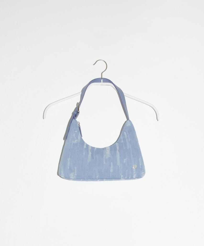En Or Fringe Halfmoon Bag - Blue