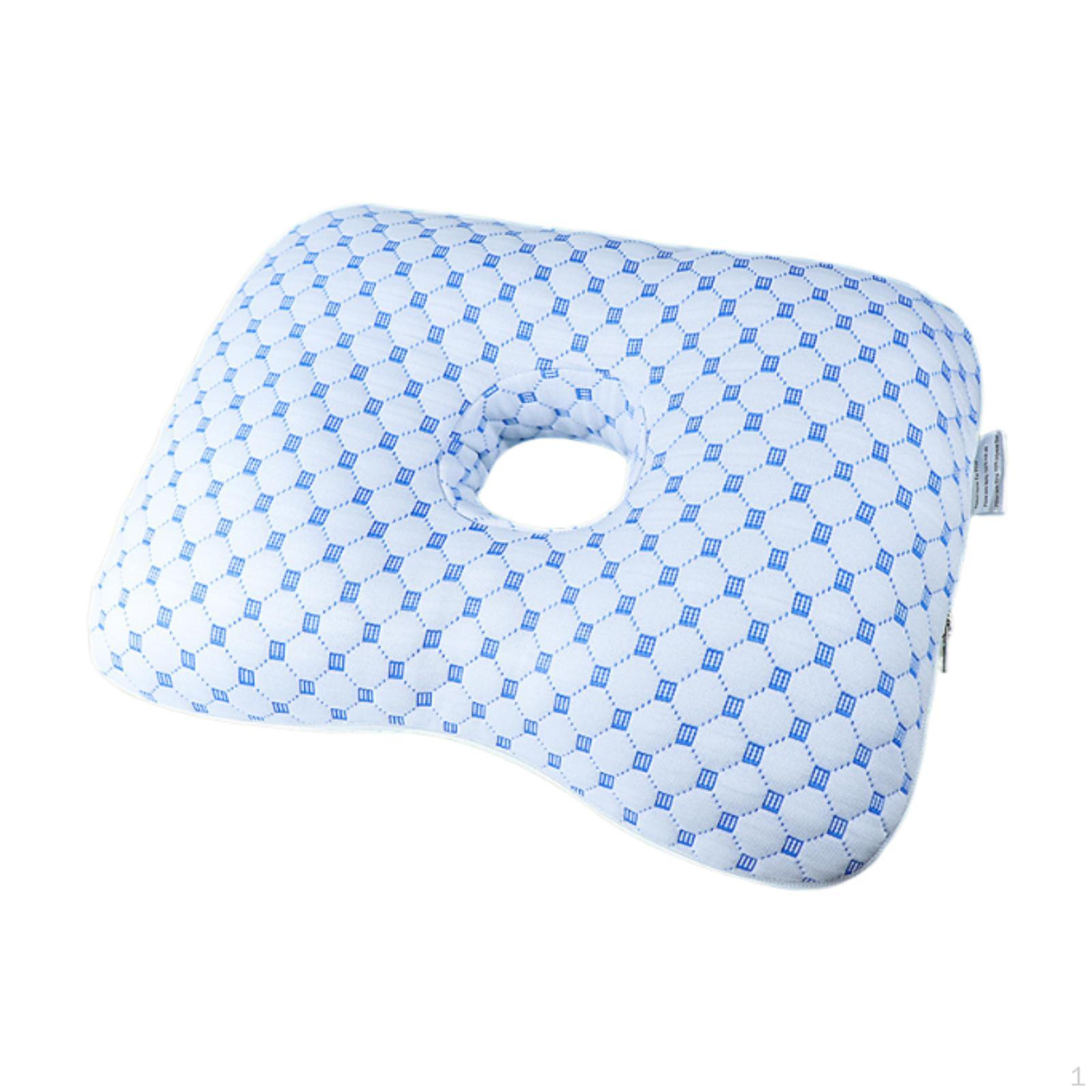 

Подушка Идеальна для Сна на Боку и Использования Наушников синий