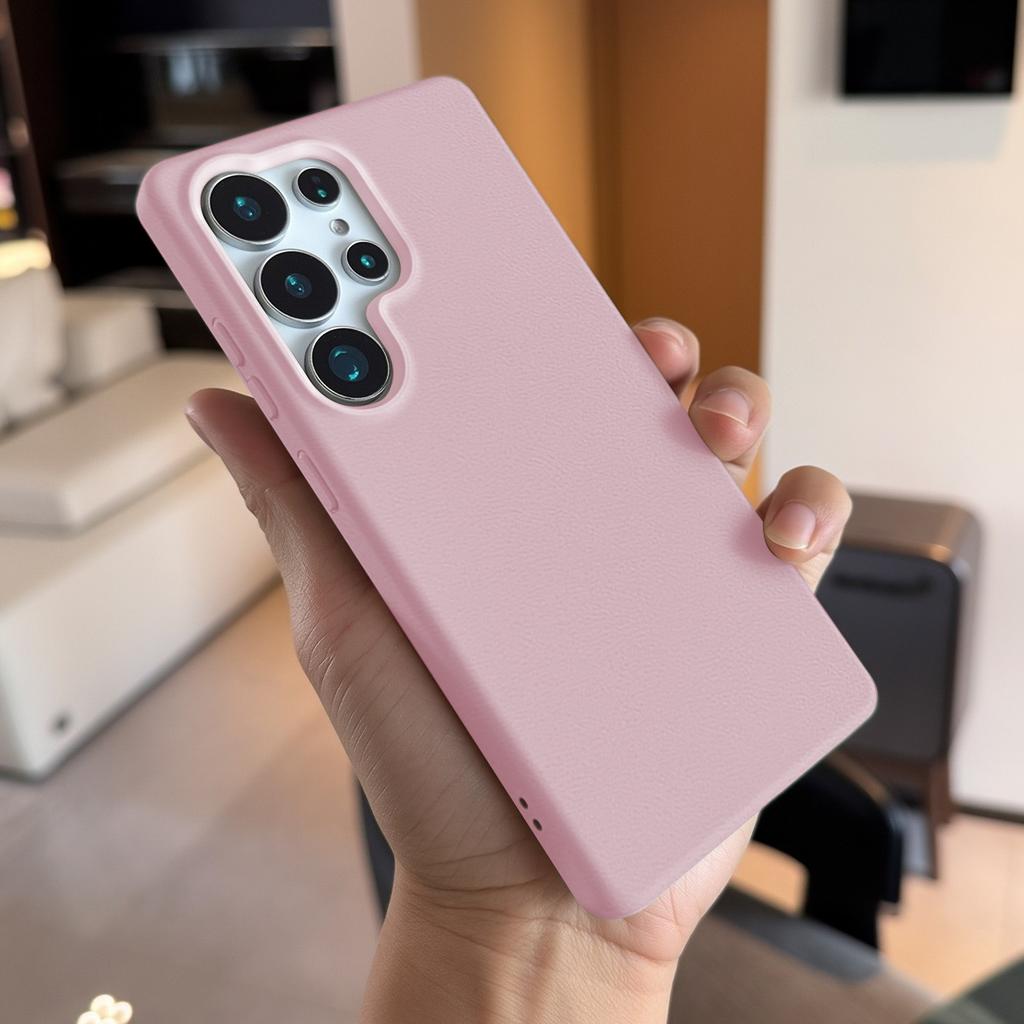 Matte Leather Texture TPU Phone Case For Samsung S25 Ultra A56 5G A16 A17 A55 A36 A53 A35 A34 A06 A07 A26 A05S S24 FE S23 Cover