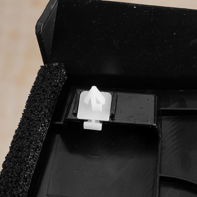 601180D111 Front Left Side Rearview Mirror Corner Triangle Molding Cover Trim Fit for Toyota Yaris 2012-2014 Black