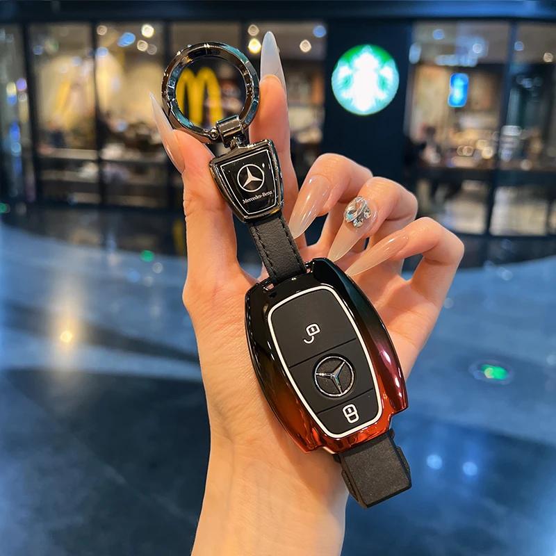 Car Samrt Key Fob Case Cover For Mercedes Benz A B C E S G Class W204 W205 W212 W213 W176 W177 GLC CLA AMG Accessories DZ0