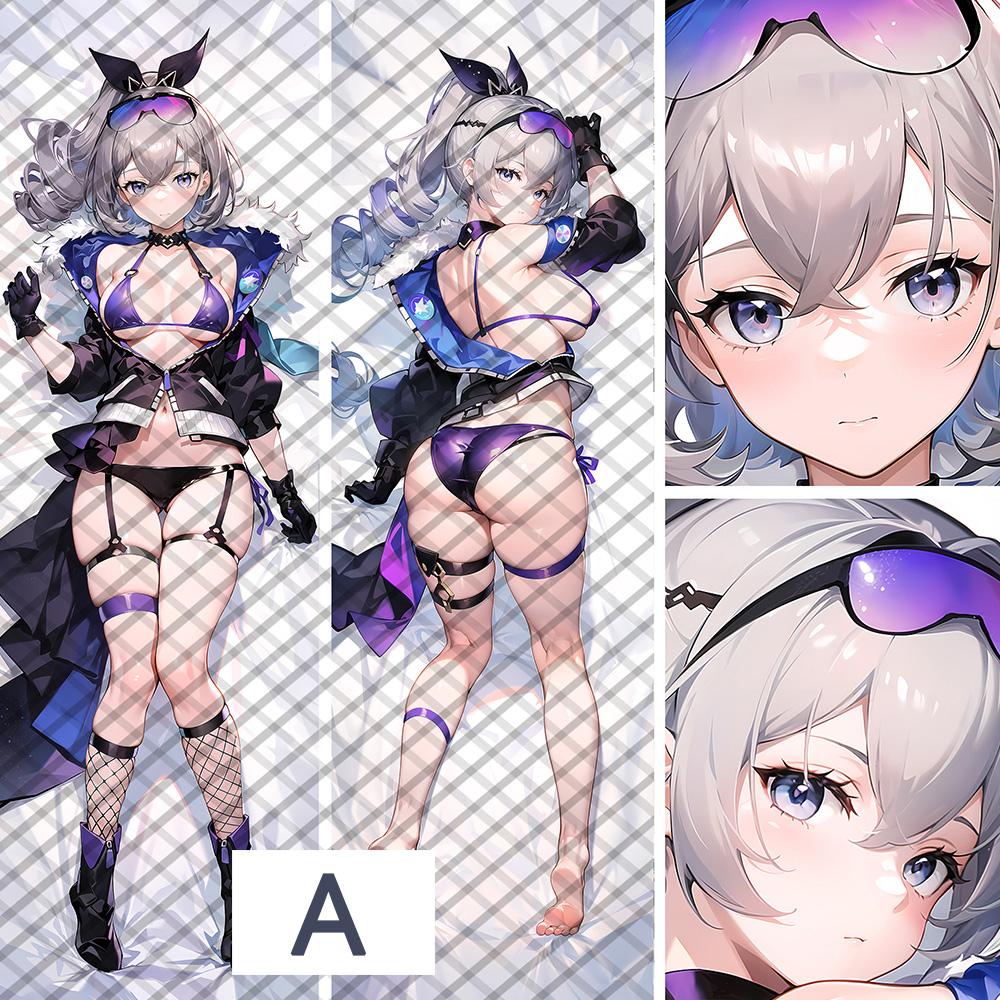 Dakimakura Honkai Star Rail Silver Wolf наволочка для всего тела аниме наволочка отаку игра пледы наволочка 120x40 cm