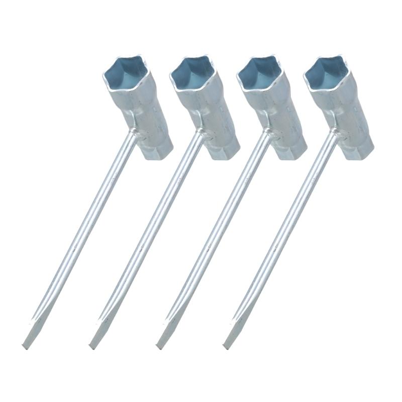 

4Pcs 13mm-19mm Sparks Plug Socket Wrench Stainless Steel Spanner for Gasolines Chainsaw Brush Cutter Chainsaw Wrench Tool 1