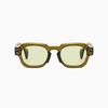 New Square Sunglasses Women Fashion Clear Ocean Lens Eyewear UV400 Vintage Brand Designer Men Rivets Punk Glasses