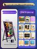 LED Luminous Blackboard Display Stand for Milk Tea & Barbecue Shop Entrances