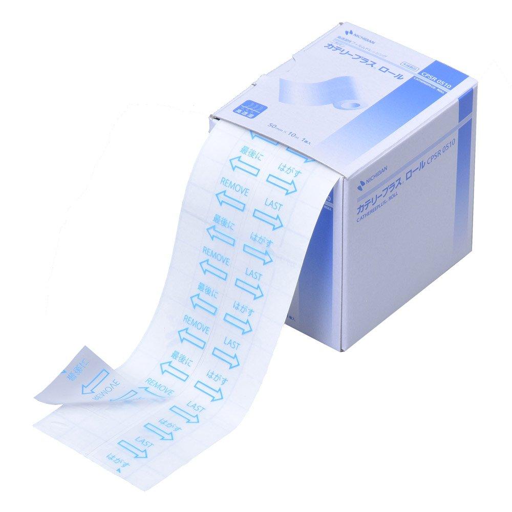 Nichiban Highly Breathable Film Dressing, Catery Plus Roll, 50mm x 10m, 1 Roll