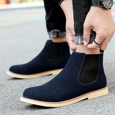 Chelsea Fashion Schuhe Warme Winterlederschuhe Rutschfeste Herrenstiefel Herrenschuhe Klassische Herrenstiefeletten Bequeme Stiefel