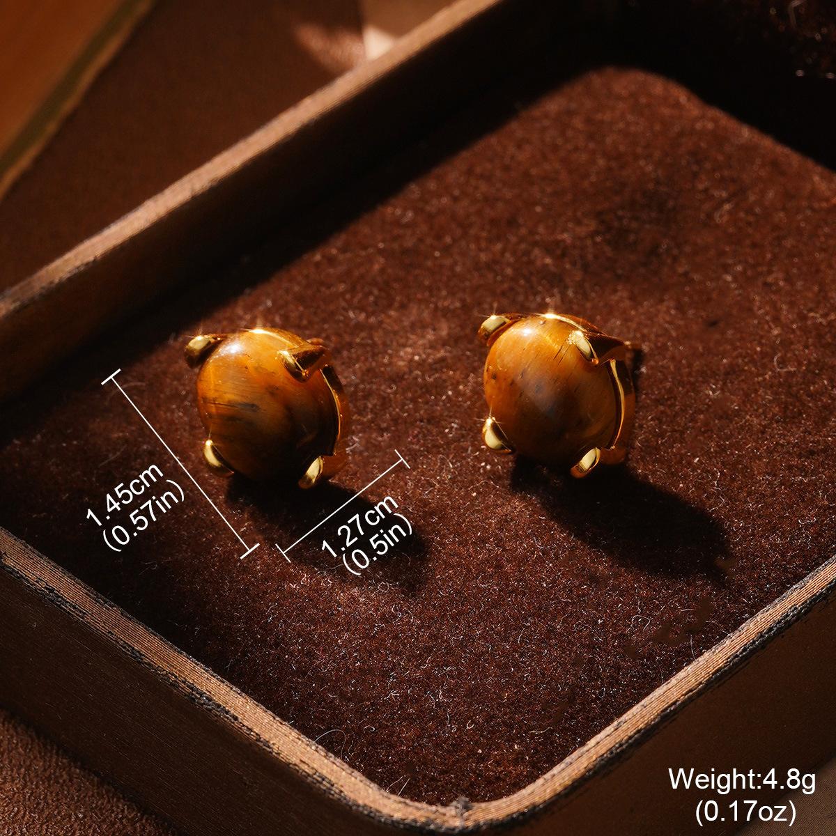 

Medieval vintage new pearl retro high-end light luxury necklace earrings niche simple temperament ear jewelry