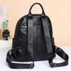 Cowhide Women's Backpack Large Capacity Fashion New Travel Bag