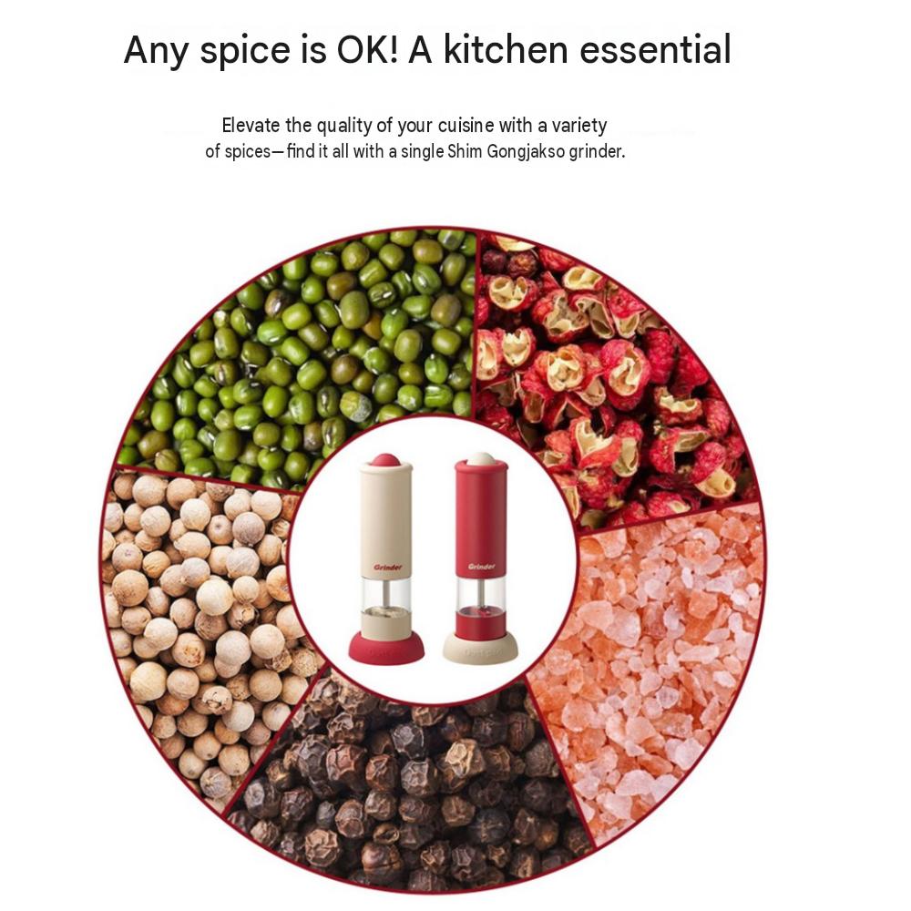 Electric Automatic Recharge Salt and Pepper Grinder