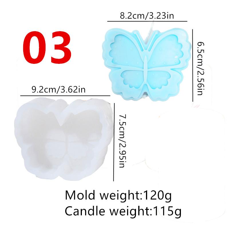 Butterfly Candle Silicone Mold DIY 3D Insect Craft Gift Ornament Silicone Mould Resin Candle Mold And Home Decoration