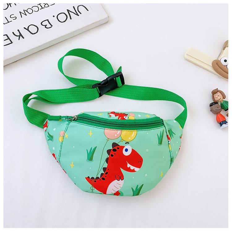 Printed Dinosaur Panda Shoulder Chest Bag Children Cartoon Outdoor Wallet Casual