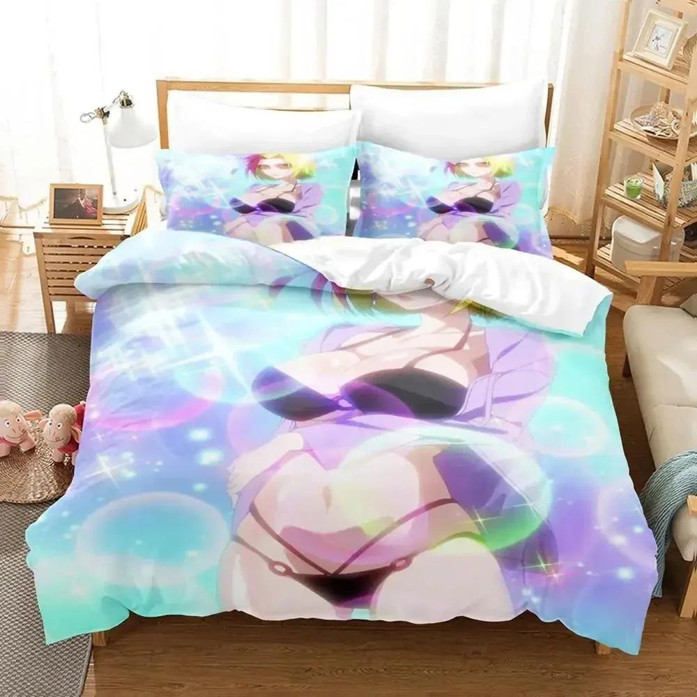 Soushin Shoujo Matoi Bedding Set Single Twin Full Queen King Size Bed Set Adult Kid Bedroom Duvet cover Sets Anime Bed Sheet Set