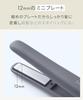 SALONIA Cordless Straightener, 12mm, Hair Iron, Mobile Battery Operated, Lightweight, Bangs, SAL25119GR, Gray