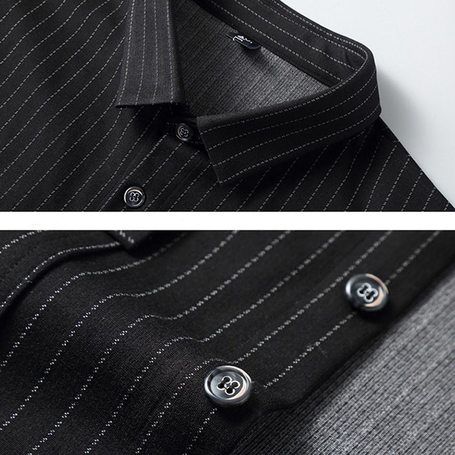 Men's Stripe Sets Plus Size 10XL 11XL Cargo Shirts Pants Male Spring Autumn Suits Fashion Casual Jacket Sets Big Size