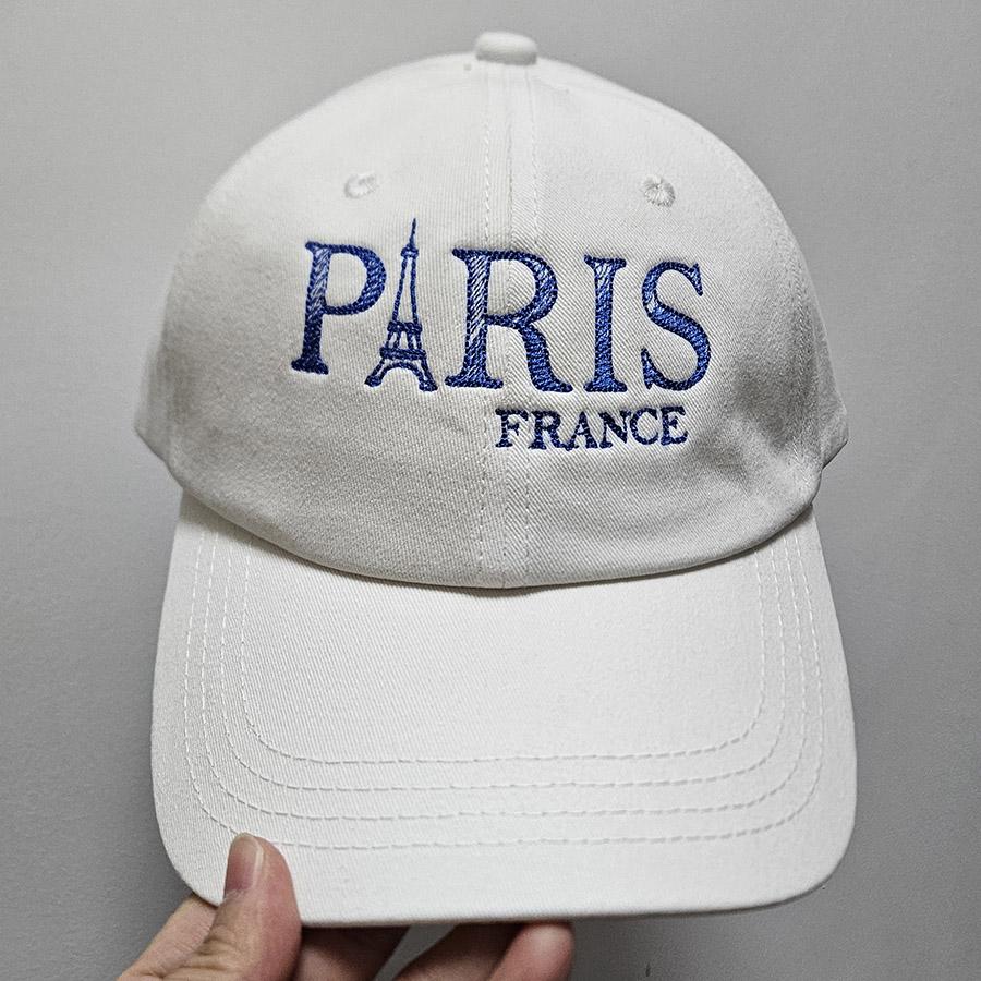 Embroidered France Paris Eiffel Tower Soft Cotton Baseball Cap Unisex Snapback Sunbonnet Adult Headwear Outdoor Sun Protection