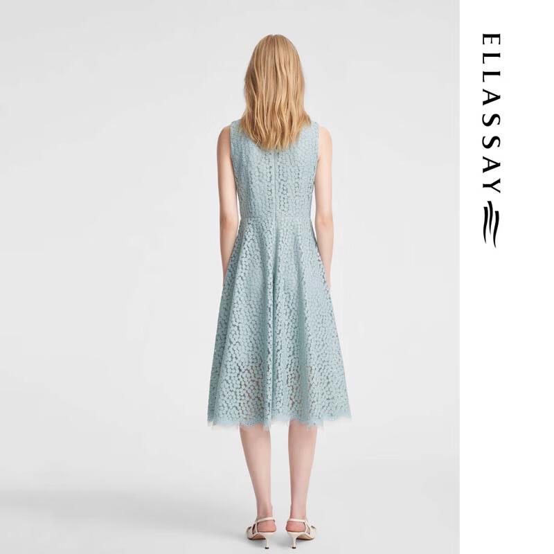 ELLASSAY French Style Sleeveless Mid-Length Dress