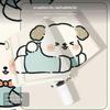 Automatic UV Protection Folding Umbrella, UPF5+, Portable, Cute Cartoon Spoiled Puppy