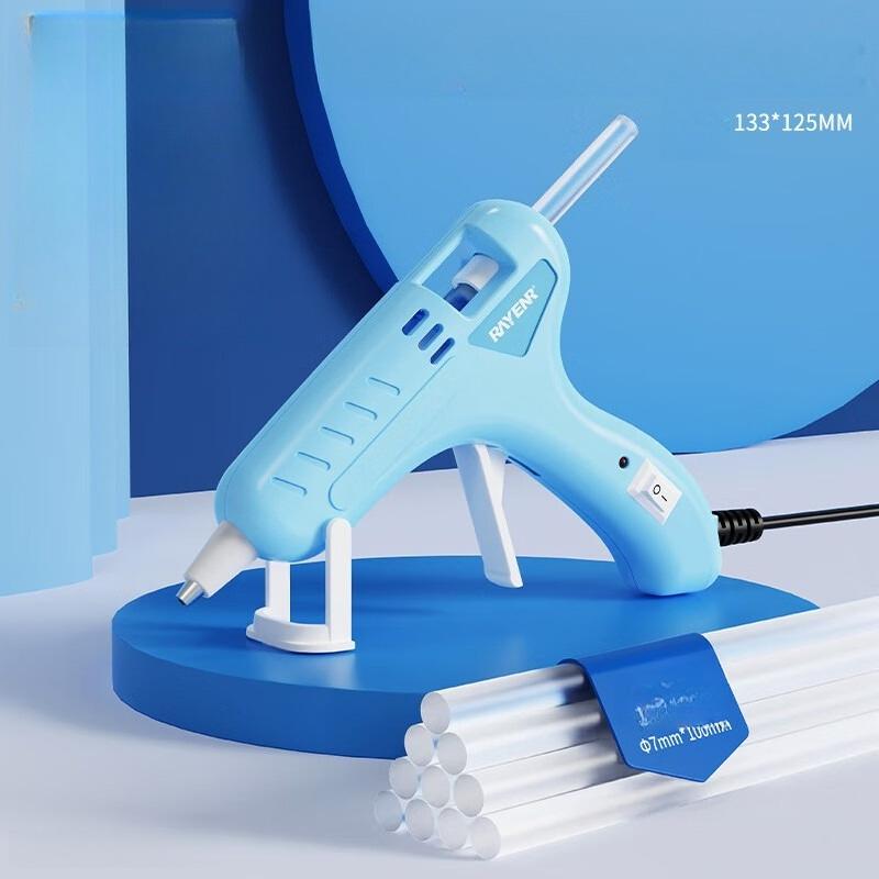 Children's Hot Melt Adhesive Gun 20W Industrial Grade Leak Proof Adhesive Handmade Household Rapid Heating Melting High Adhesive Hot Melt Adhesive Gun