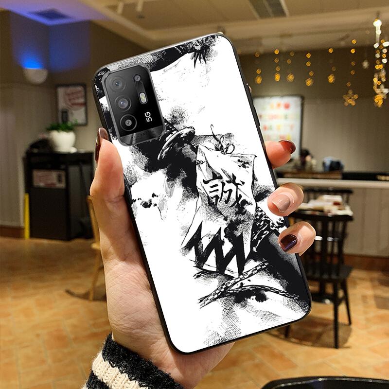 Samurai Phone Case for OPPO A54 A74 A94 A53S A9 A5 A15 A16 A91 A96 A76 Reno8 8Pro Reno2 Z