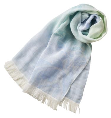 Servan 100% Cotton Soft Gauze Stole, Blue, 1 Piece