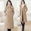 Autumn and Winter Loose Fat Mother Warm Cotton-padded Jacket Vest Down Cotton-padded Jacket Mid-length Jacket Women