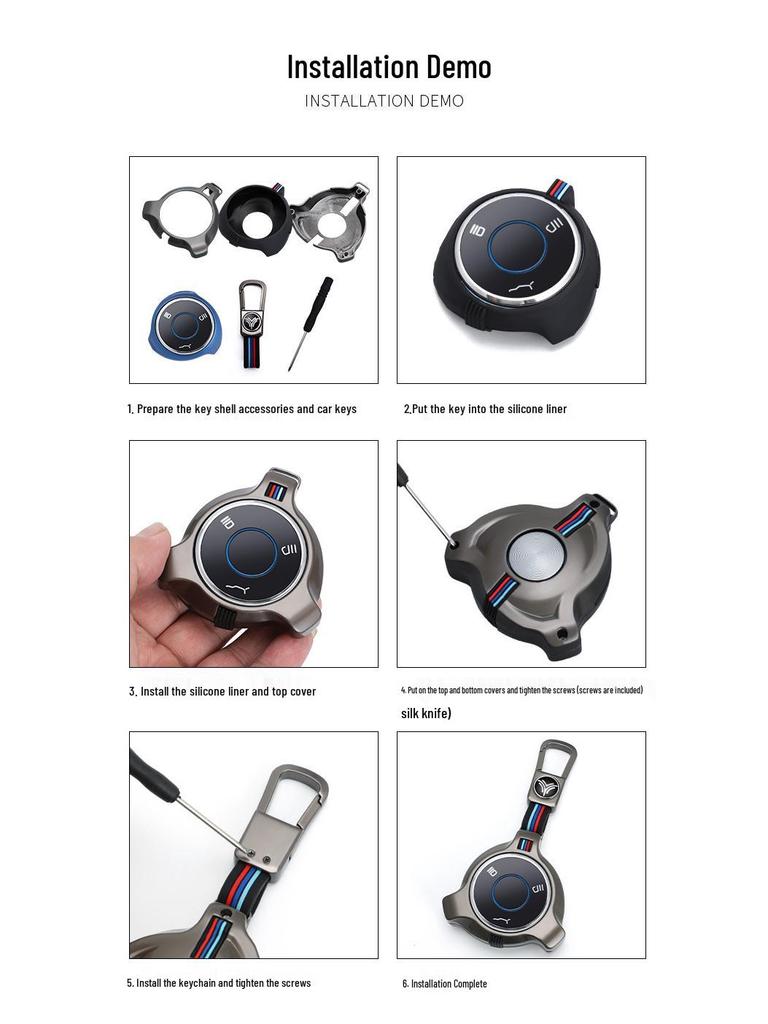 Nezha U Pro/V High-End Full-Cover Protective Car Key Case for 2022 Model