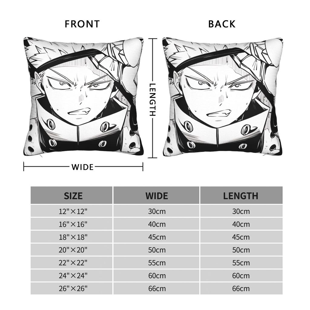 Anime K-Katsuki B-Bakugo Kissenbezug Retro Trendiger Kissenbezug Weiche Kissenbezüge Für Sofa Schlafzimmer Heimdeko