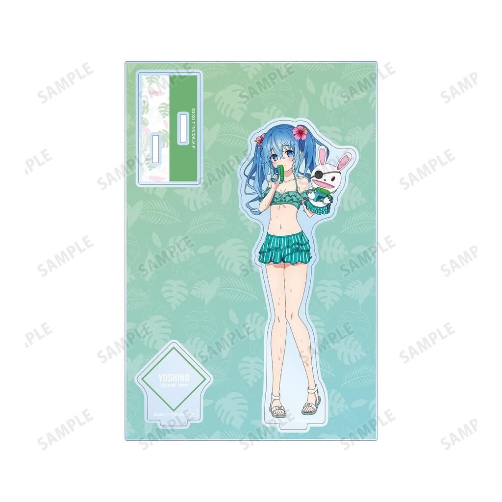 A Live Anime Yoshino Date A Vacation Big Acrylic Stand with Parts "Date V" Illustration Ver.