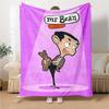 Mr Bean'S Cartoon Adventure Lightweight Blanket Comfortable Suitable for Sofa Couch Office Bed Picnics Four Seasons Universal Lovers Gift Y16