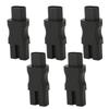 5 Pezzi Adattatore di Alimentazione IEC320 da C8 a C15 2500W Ignifugo Convertitore Presa di Alimentazione IEC320 250V