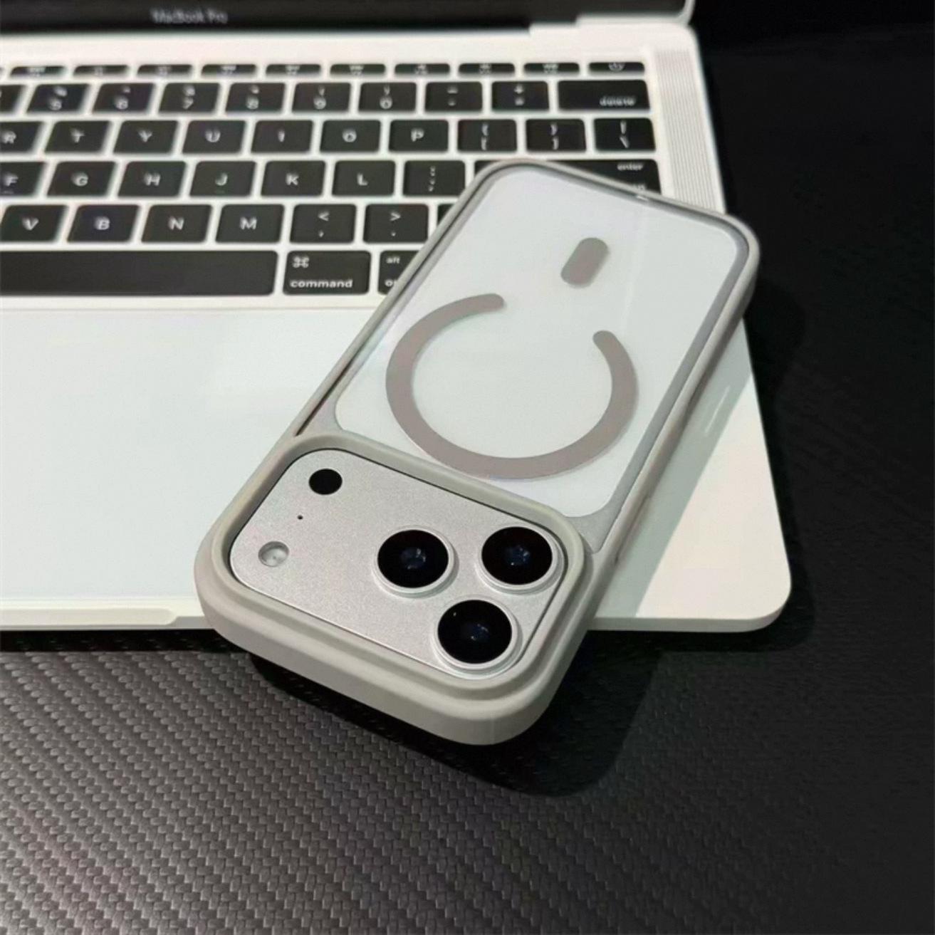 iPhone 17 Magnetic Clear Soft Edge Acrylic Charging Case with Drop Protection iPhone 17