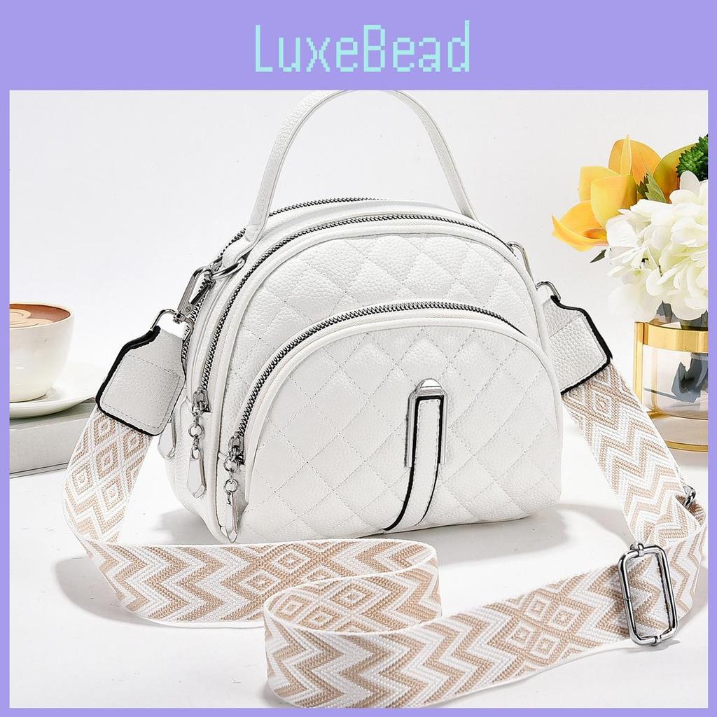 Stylish Mini Quilted Handbag Elegant Pu Material Versatile Shoulder Crossbody Bag Black Blue Khaki Gray White Pink