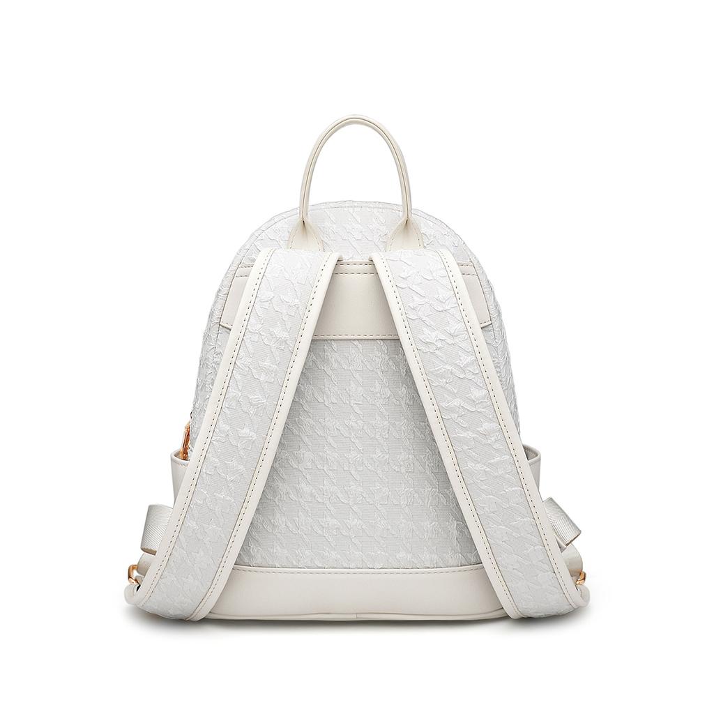 Disney Winnie The Pooh Trendy Versatile Minimalist Chic Fashion Fabric Backpack Women backpack White DHF51974-C1