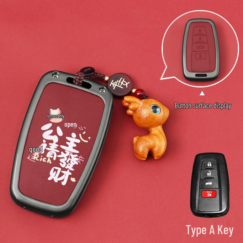 Key Cover for Toyota Camry, Corolla, RAV4, Highlander, CHR, and Asia Dragon Models