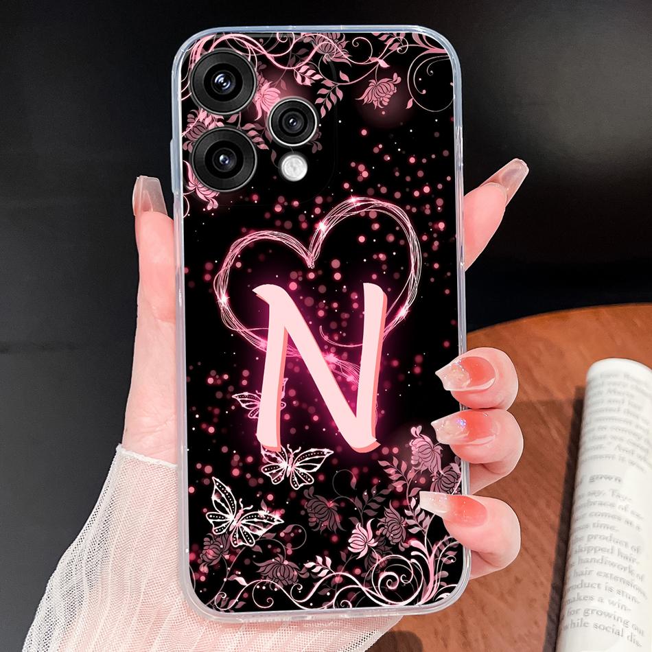 For Oppo Reno 15 Pro Mini 15F 15C 5G Phone Case Gorgeous Star Letters Shockproof Shell For Oppo Reno15 Soft Clear Silicone Funda
