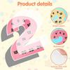 WANYISHUN 12 PCS Multiplication Chart Posters for Kids, Number Multiplication Posters from 1 to 12, Math Classroom Decor Skip Counting Chart, For