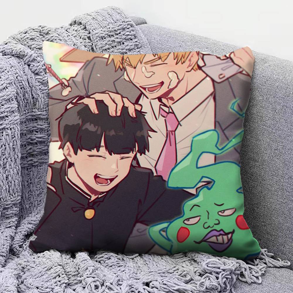 Mob Psycho  AAnime  Pillow Covers Home Sofa Cushion Covers and Aecorative Custom