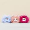 Carrot Protrude Teeth Rabbit Hairball Doll Keychain Bag Plush Doll Pendants