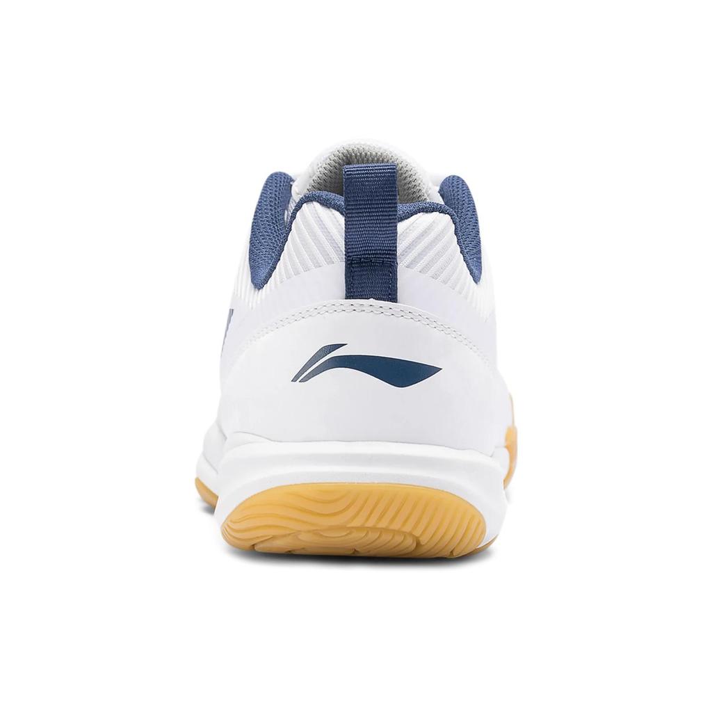 New LiNing Badminton Series CS16 Anti Slip Wear Resistant Low Top Badminton Shoes Unisex White Blue AYTS057-1