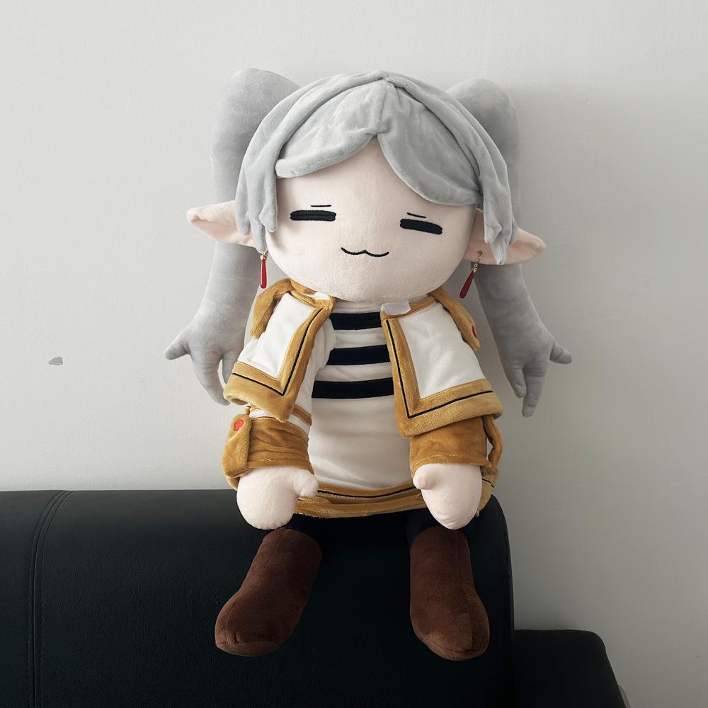 Frieren Beyond Journey's End Cartoon Plush Toy Anime Peripheral Soft Stuffed Doll Anime Fan Collectibles Kids for Holiday Gift