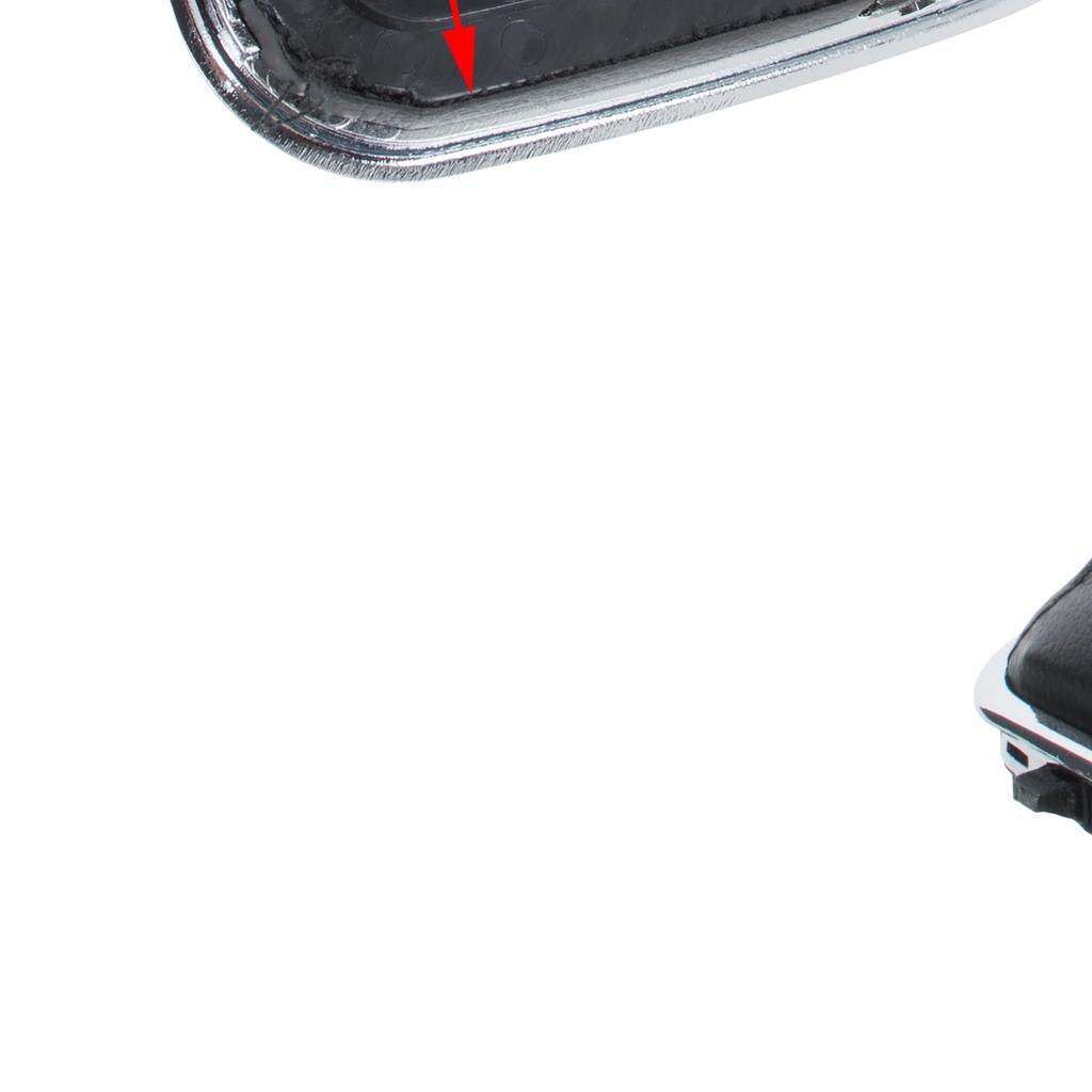 Seat Altea 2004- Gear Shift Knob Black-Beige with Gaiter and Chrome Frame, 6-Speed