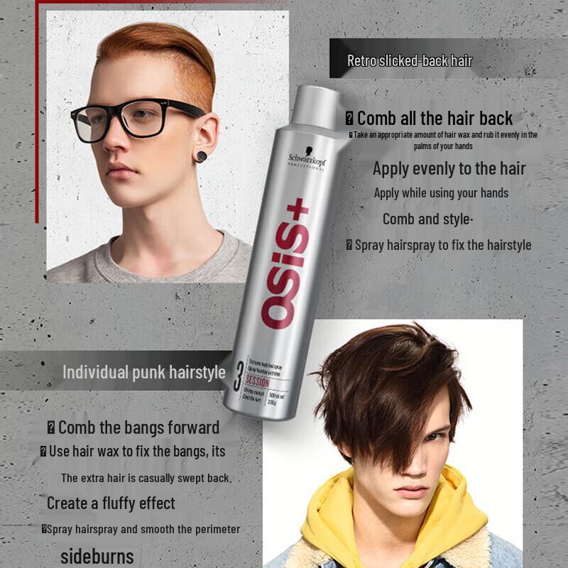 Schwarzkopf Professional Strong Hold Hairspray (Silver Gel)