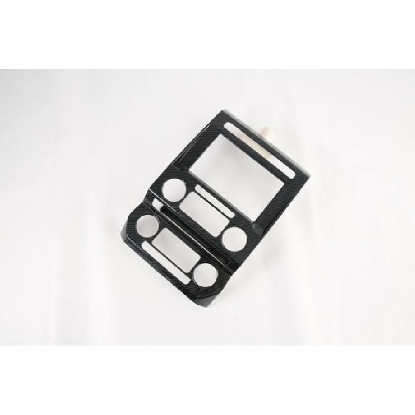 Carbon Fiber Interior Navigation Frame Cover Trim for Ford F150 2015- ABS